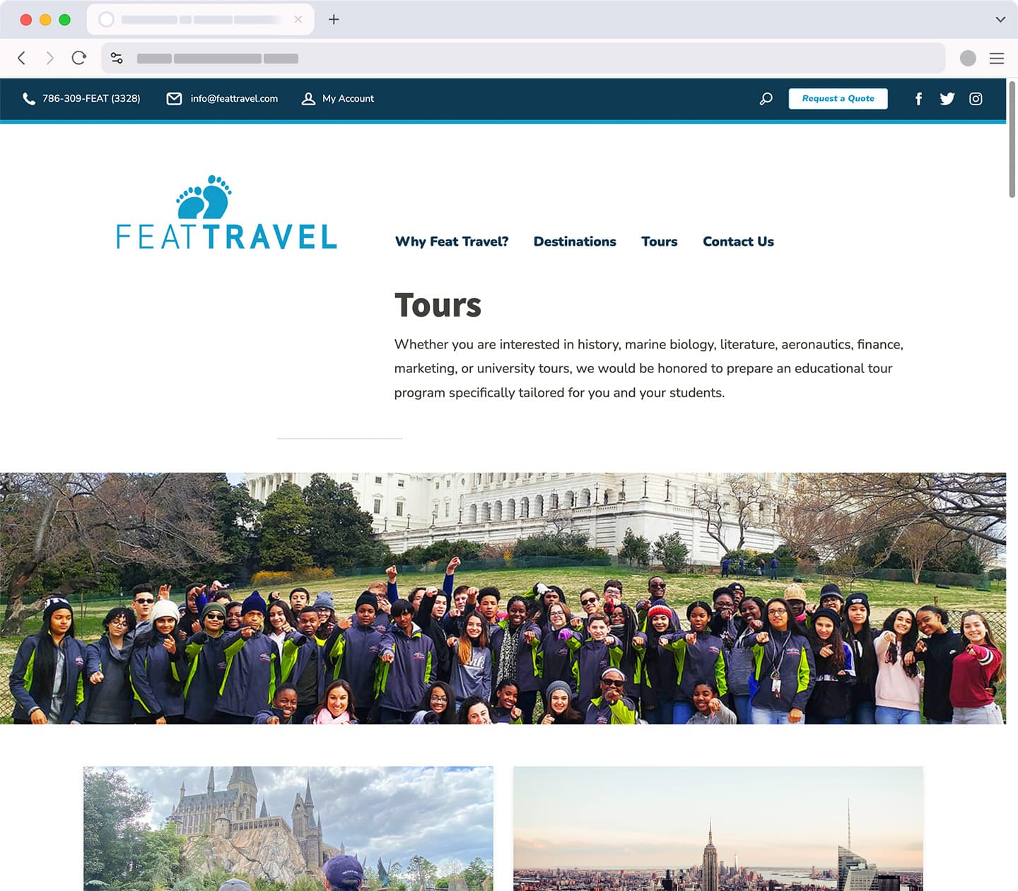 FEAT Travel screenshot 1