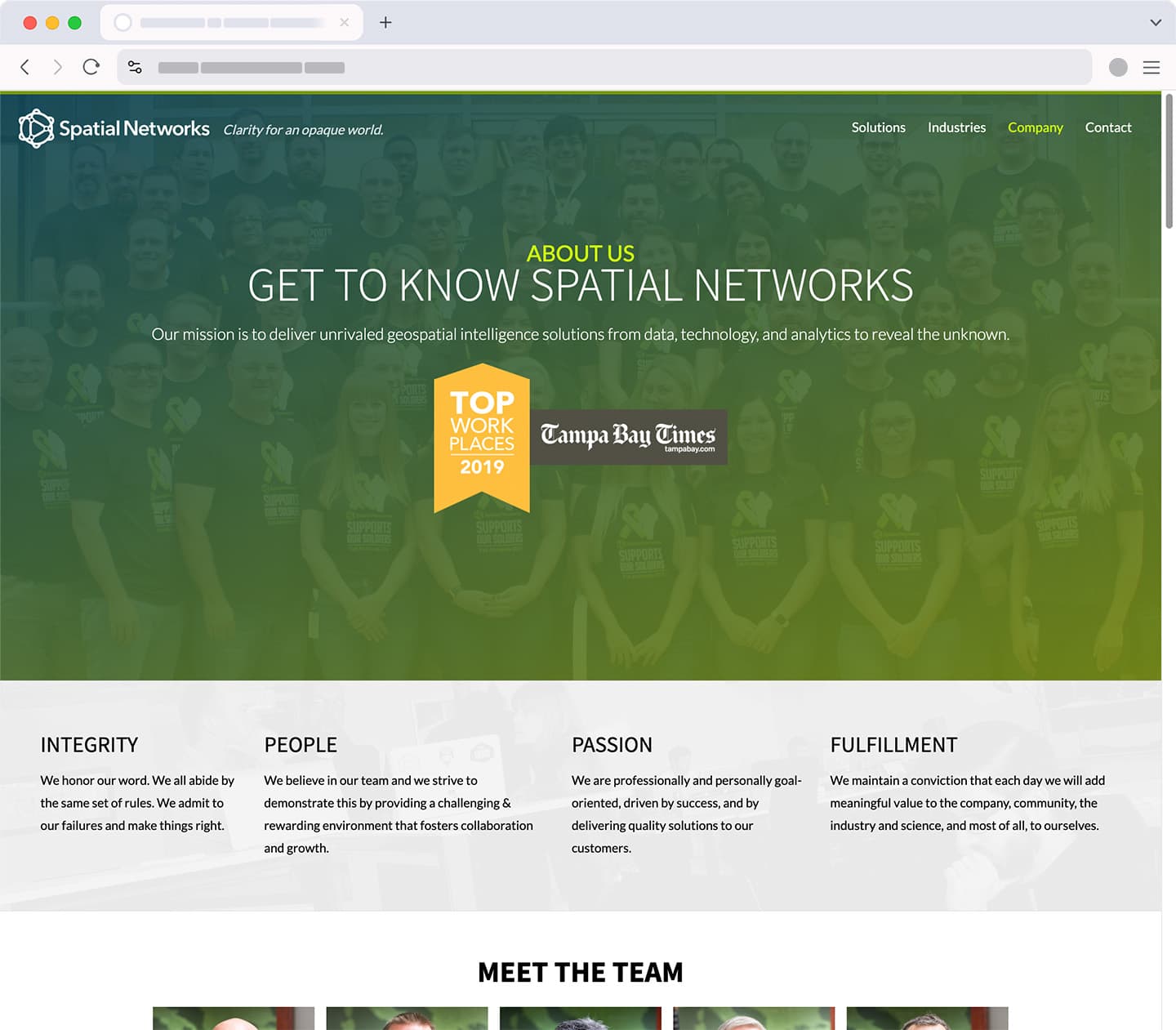 Spatial Networks 2019 Site 5