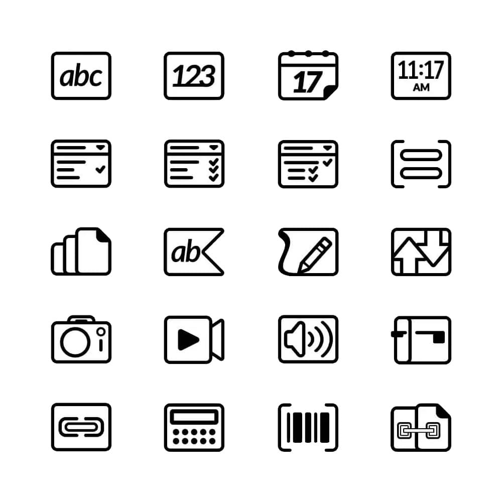 Fulcrum App Builder Icons v3